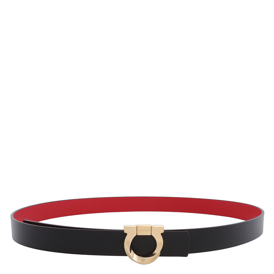 Gancini Reversible Leather Belt