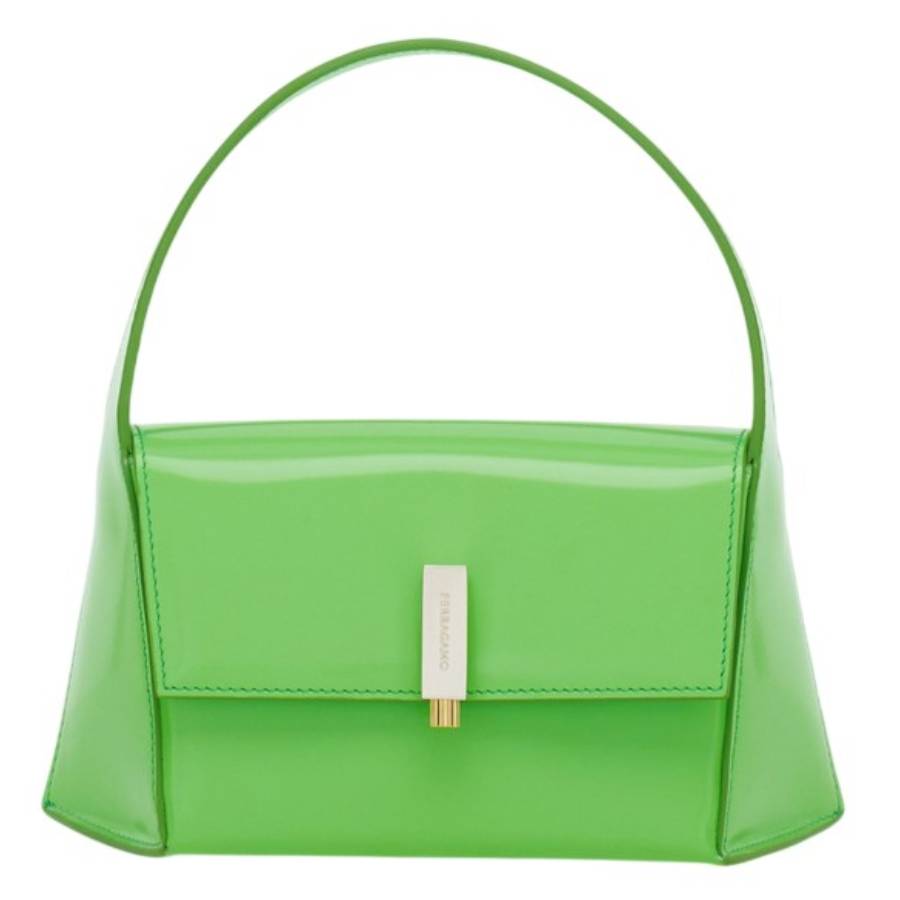 Ferragamo Geometric Leather Mini Bag 213971 762805 8056283171120