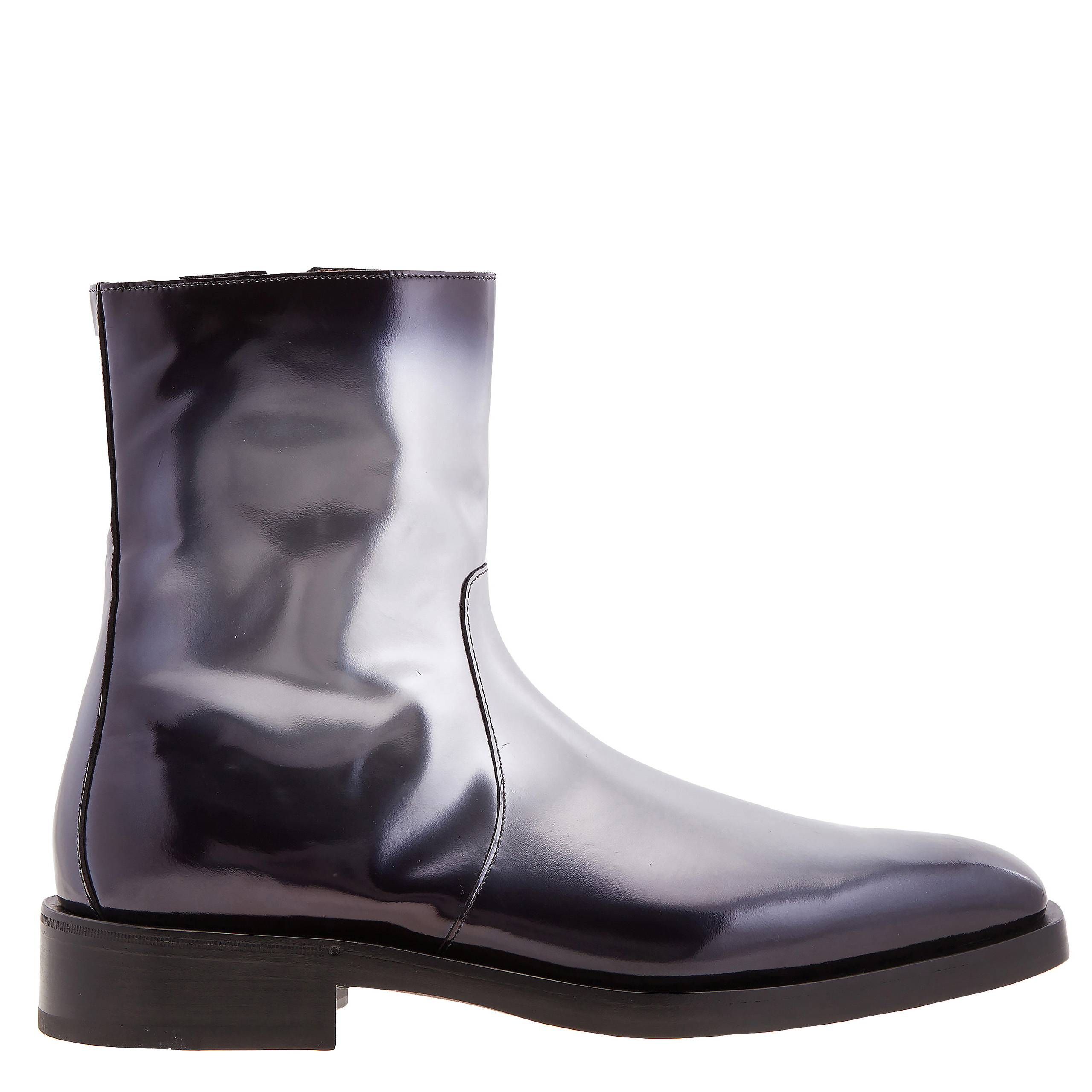 Ferragamo Gerald Leather Ankle Boots, Size 9 EE 021743  display picture 1