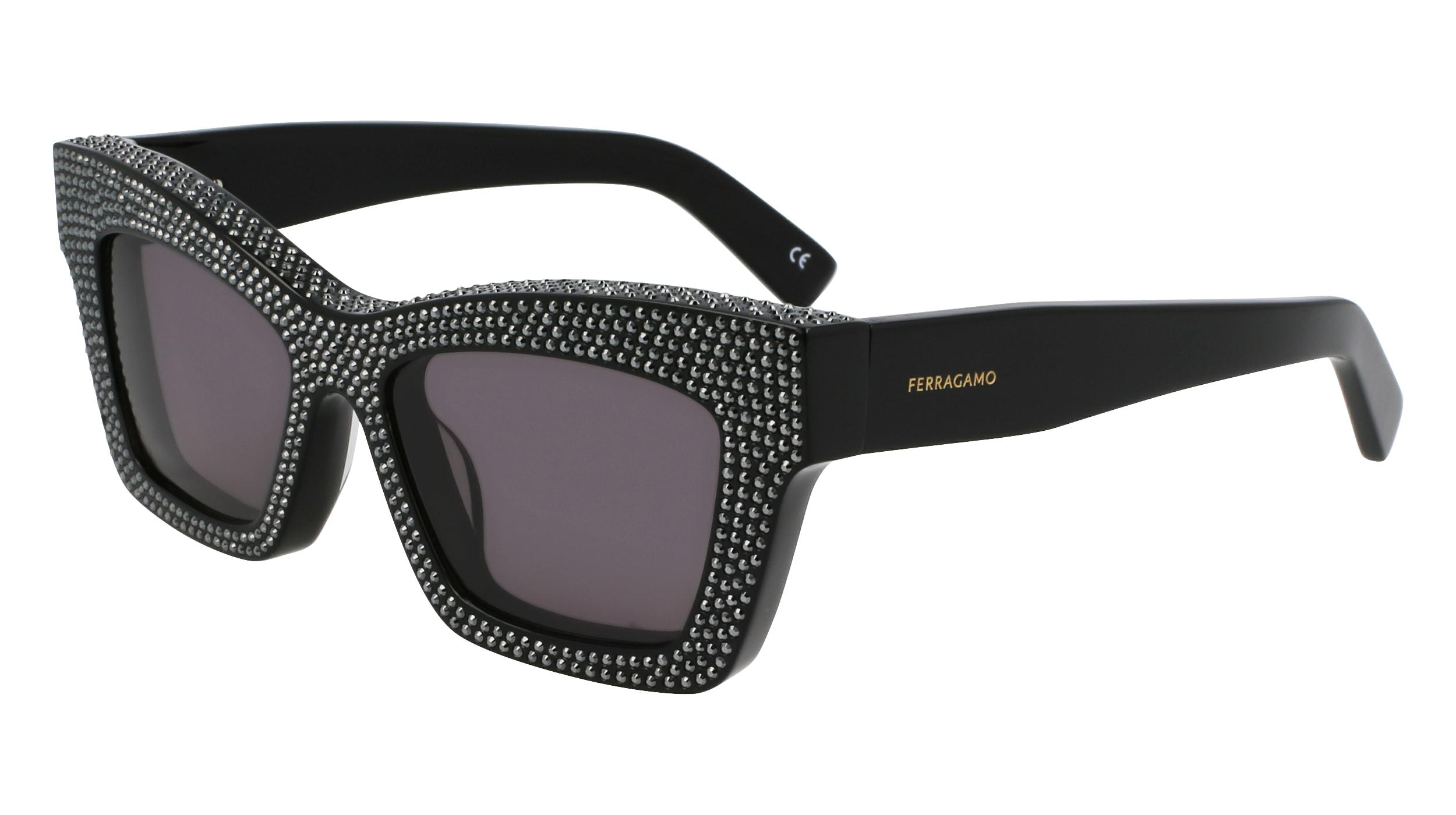 Ferragamo Grey Butterfly Ladies Sunglasses SF2045SR 001 52  display picture 1