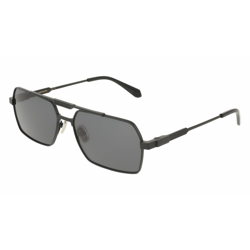 Ferragamo Grey Navigator Men's Sunglasses SF332SP 002 61