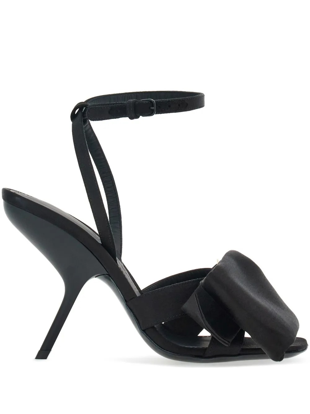 Ferragamo Helena 105 Satin Bow Sandals, Size 6 C 01F808 763040
