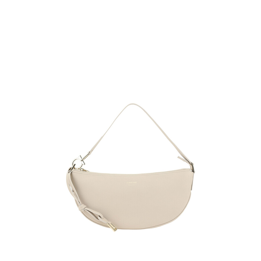 Ferragamo Hobo Shoulder Bag In Neutral