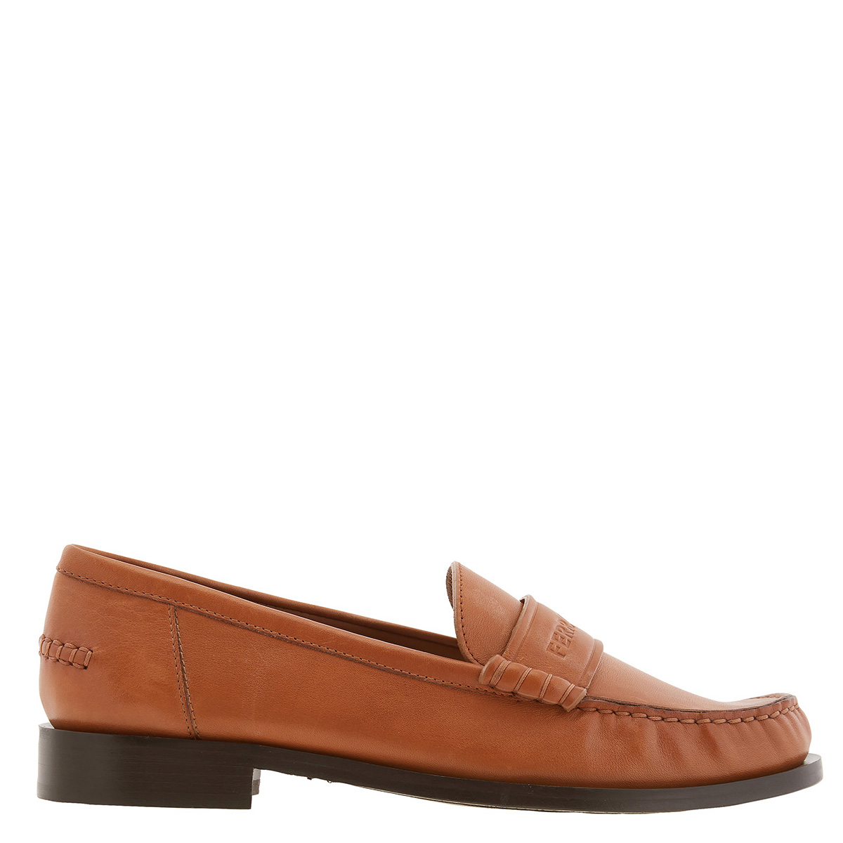 Ferragamo Irina Leather Moccasins, Size 8.5 C 01F866 765682