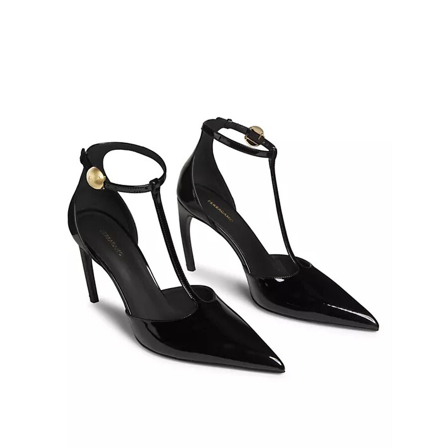 Ferragamo PUMPS＆HEELS WOMAN ODETTE 85 Ferragamo | Odette 85 black patent pumps | Savannahs
