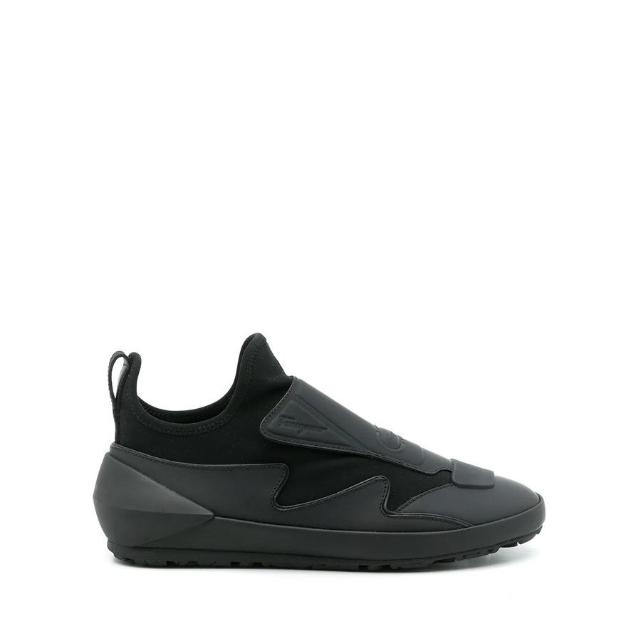 Ferragamo Ladies Black Sneakers, US Size 8 030198748890 - Shoes