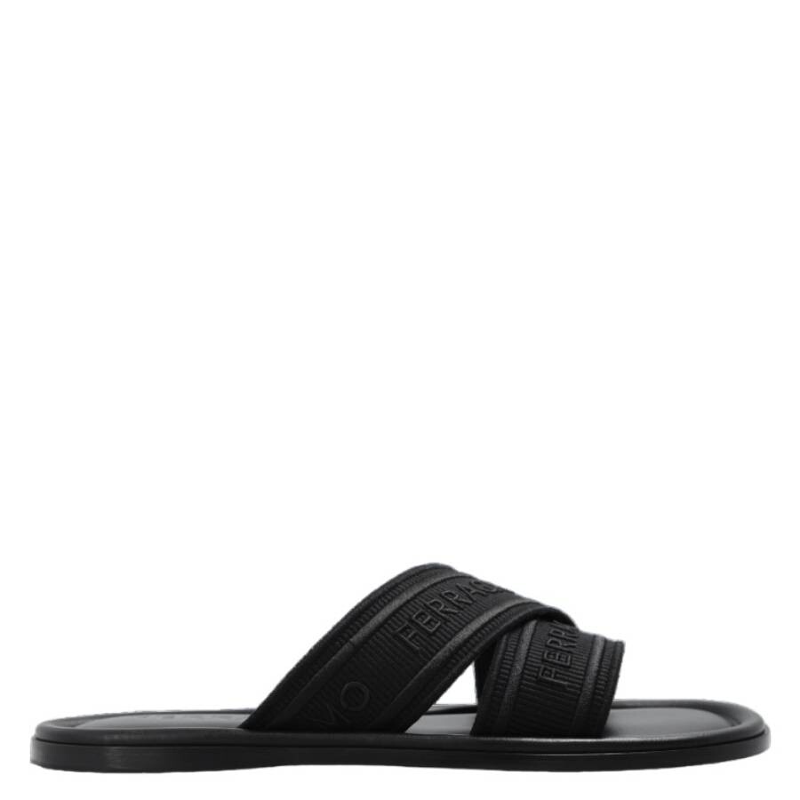 【送料&関税込】Ferragamo Logo Embossed Slip-on Sandals Ferragamo Logo Embossed Slip-on Sandals | italist