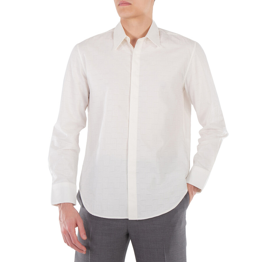 Long Sleeved Gancini Monogram Shirt
