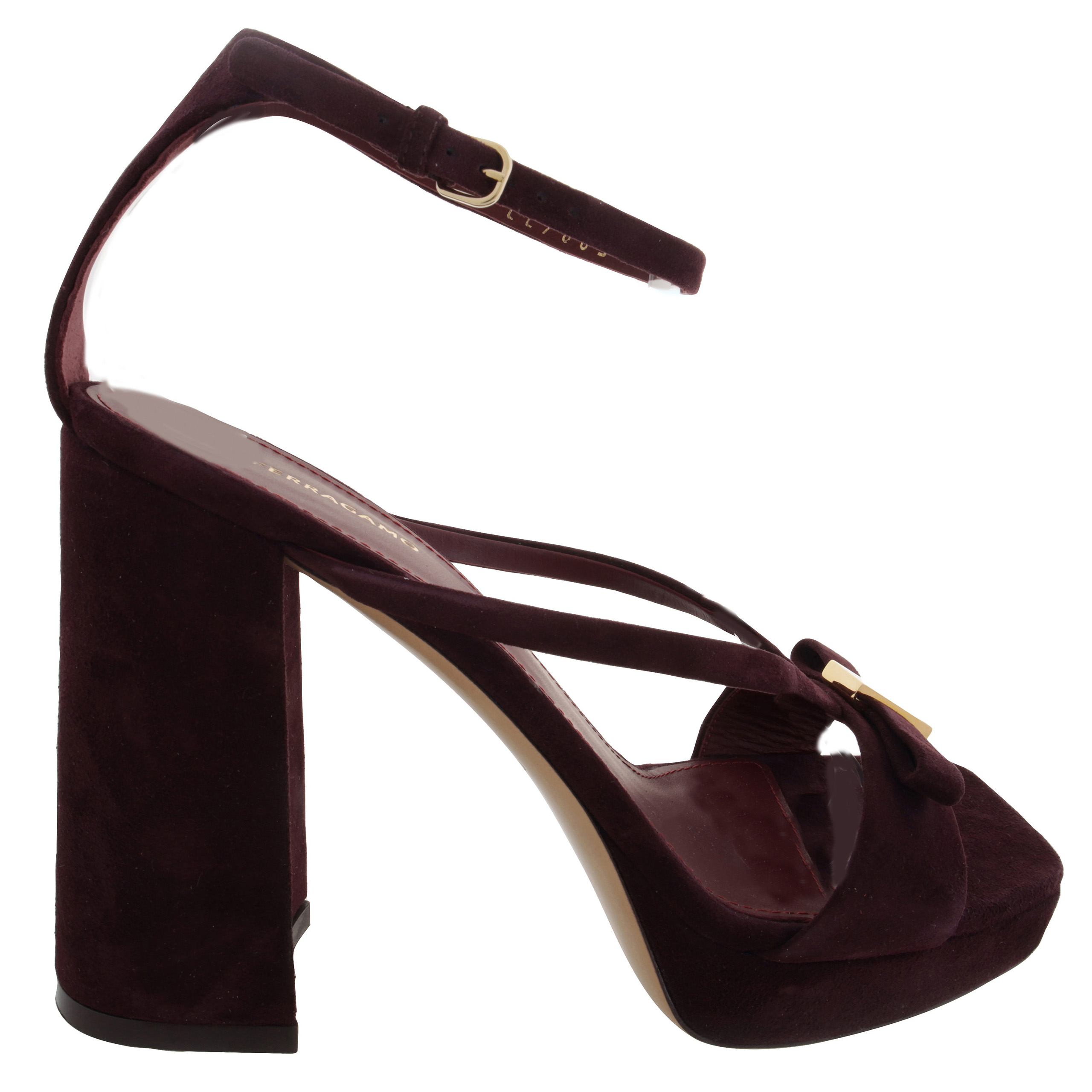 Ferragamo Mael 85 Platform Sandals, Size 7 C 01H454 768997 ...