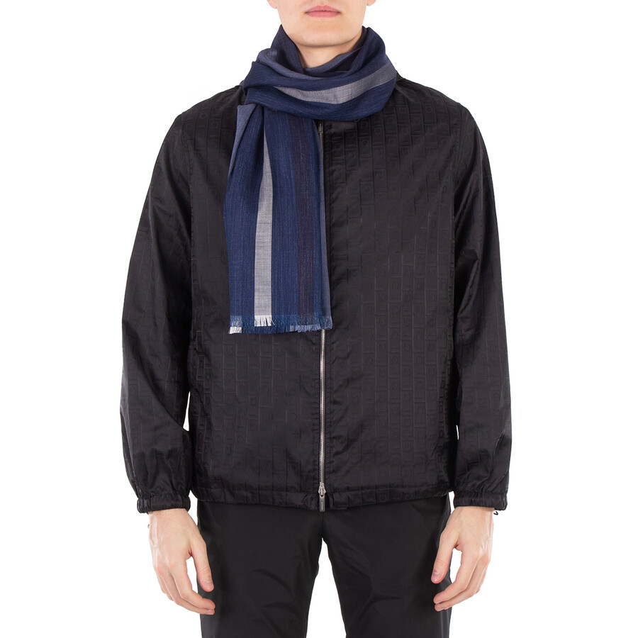Maxi-Striped Jacquard Stole