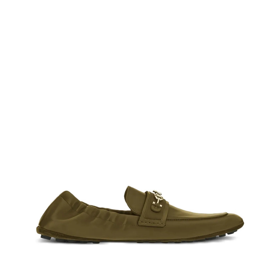 Ferragamo Men's Green Loafers, US Size 7 020977757425 - Shoes