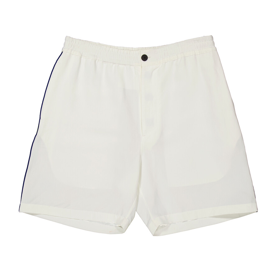 Men's White Bermuda Shorts