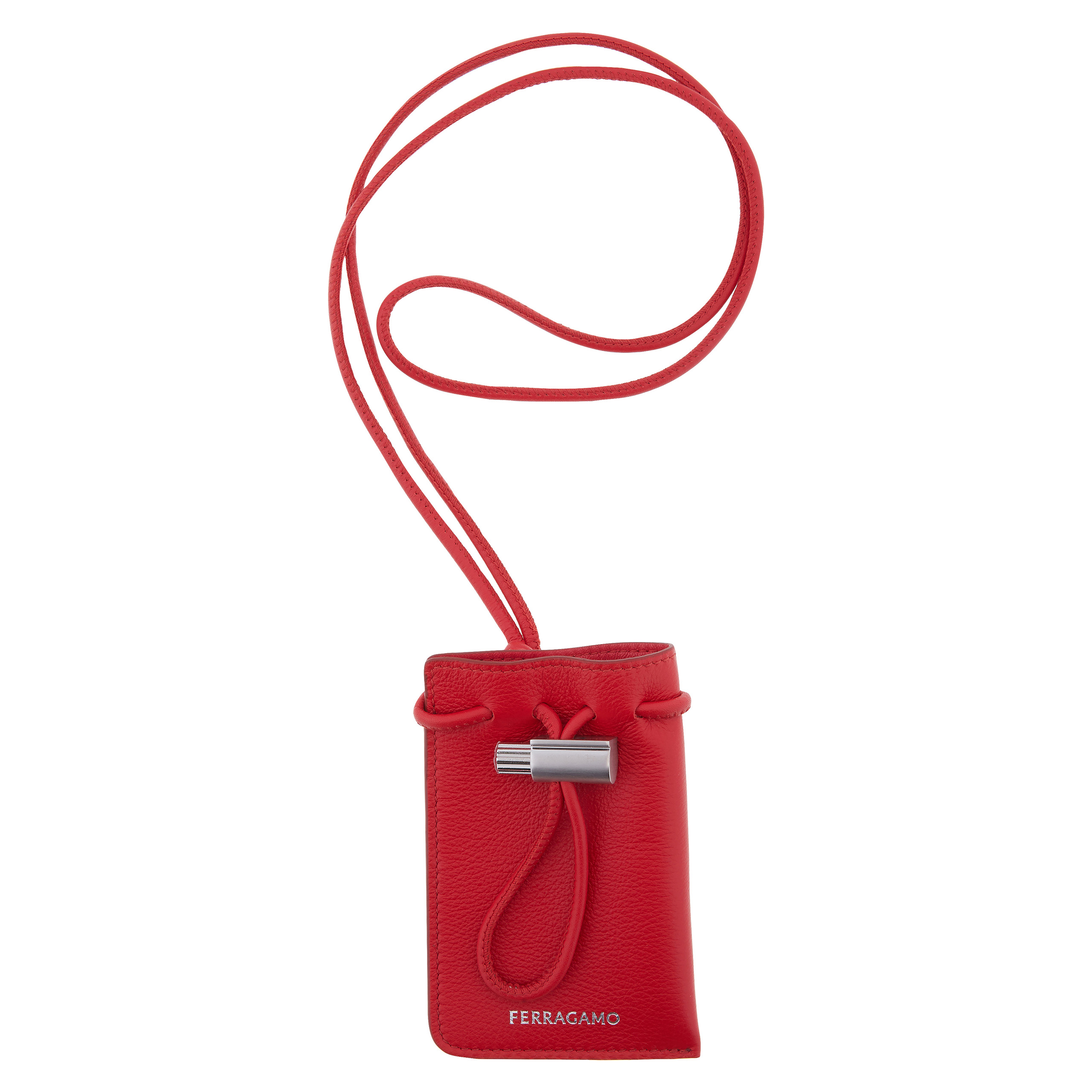 Ferragamo Mini Drawstring Leather Pouch 661207 765187