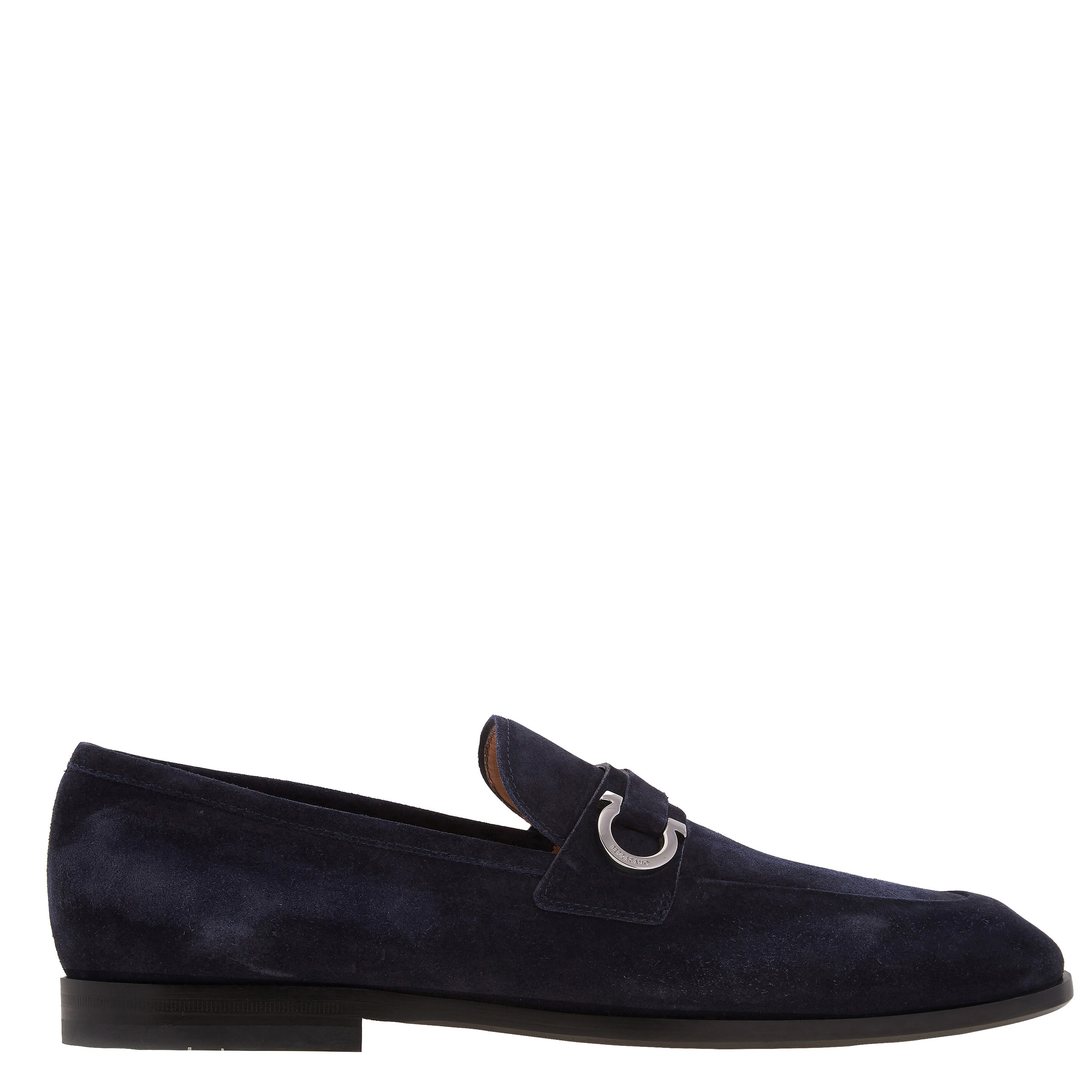 Ferragamo Moccasin With Gancini Ornament, Size 9 E 021688 768818