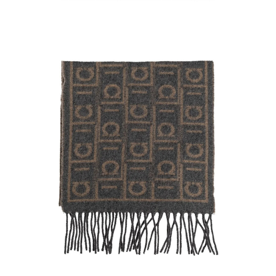 Monogram Motif Reversible Scarf