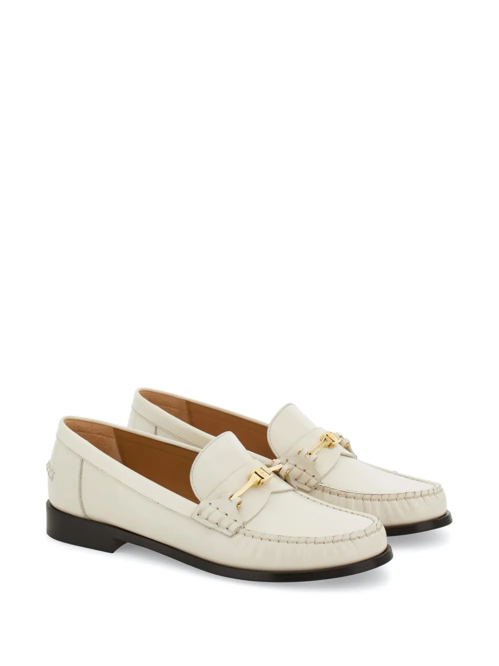 Ferragamo New Vara Chain Loafers, Size 6.5 C 01J656 781011 - Shoes