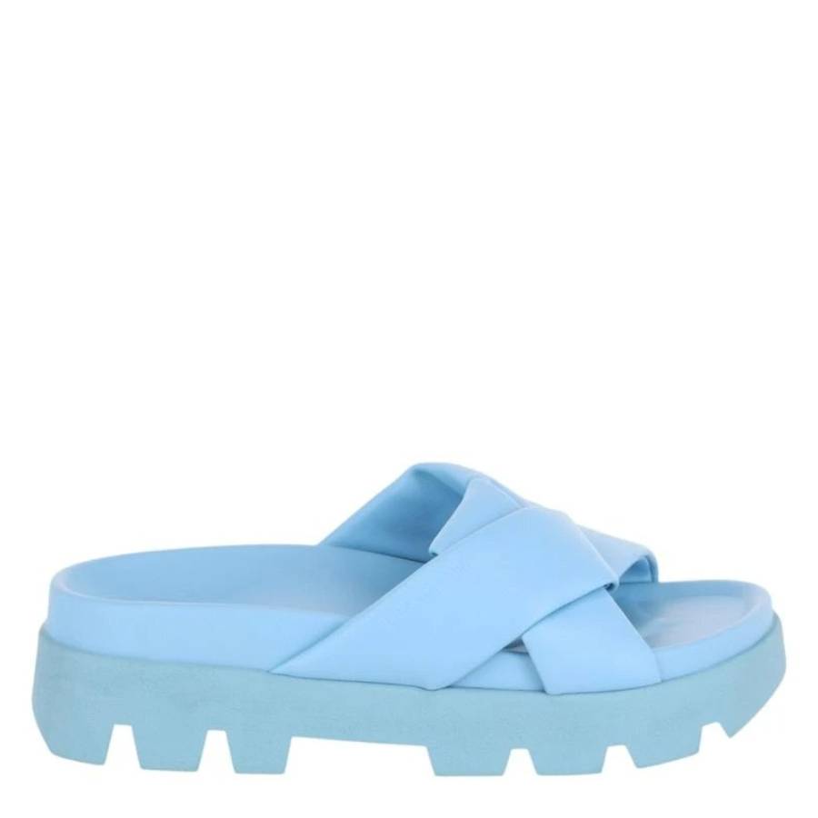 Ferragamo Origami Knot Sporty Sliders, Size 7 C 01F316 761069