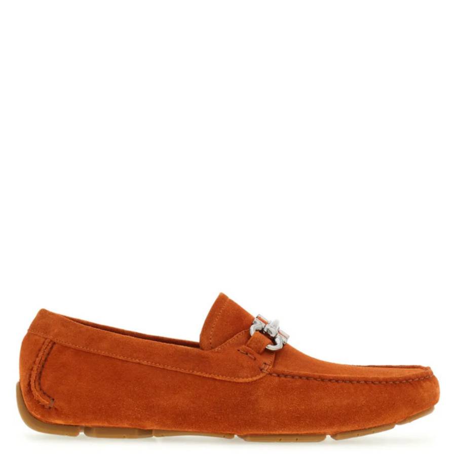 Ferragamo Parigi Gancini Driver Shoes, Size 7 020350768076 - Shoes