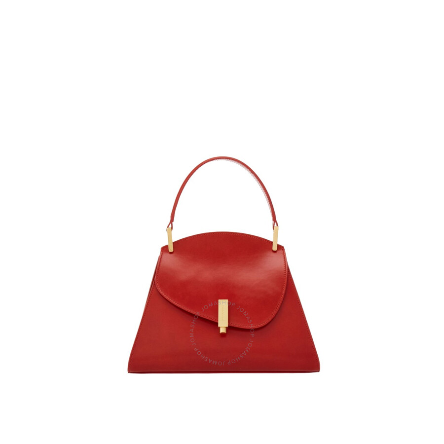 Salvatore Ferragamo Prisma Asymmetrical Geometric Flap Small