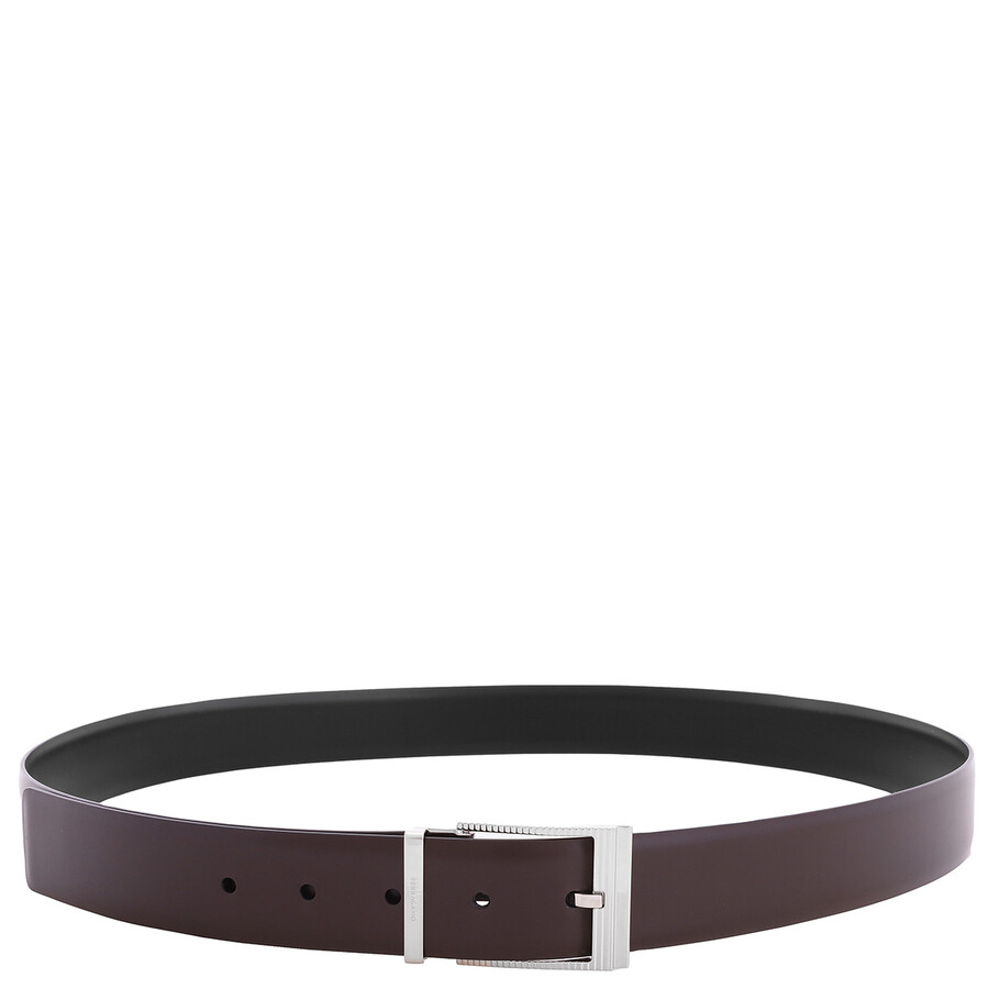 Ferragamo Reversible And Adjustable Leather Belt In Brown