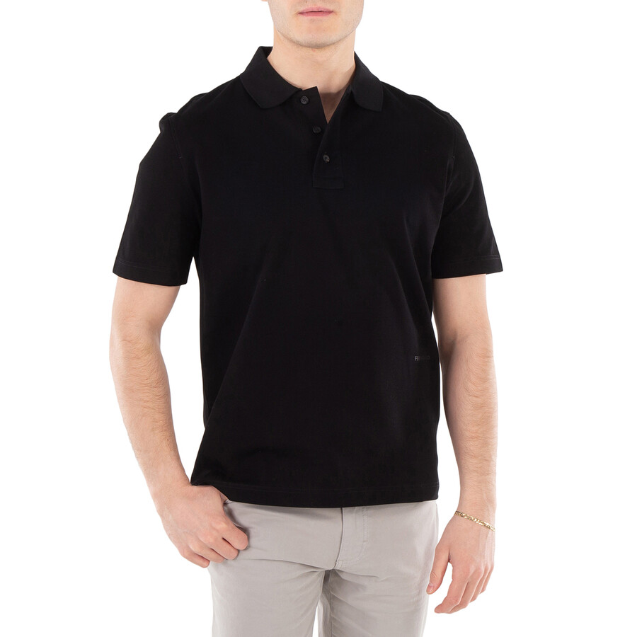 Short-Sleeved Cotton Polo Shirt