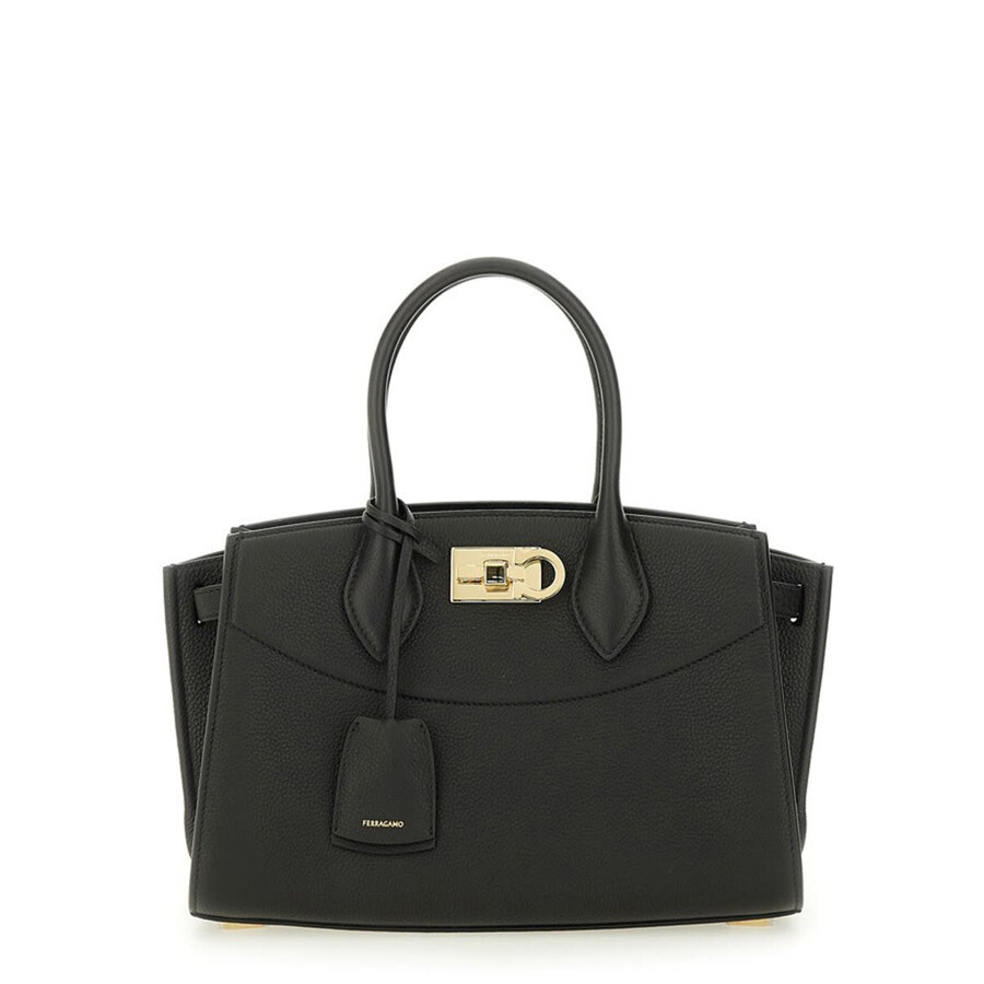 Ferragamo Soft Bag In Black