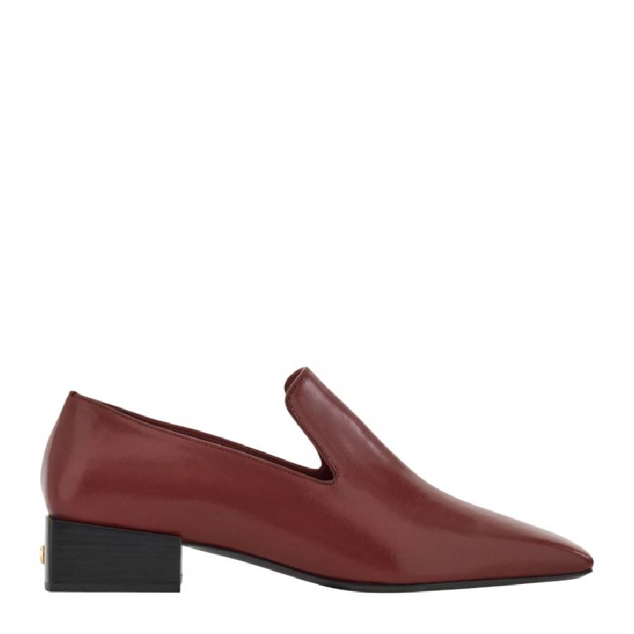 Ferragamo Square Toe Gancini Loafers, Size 6.5 D 01J181 777131