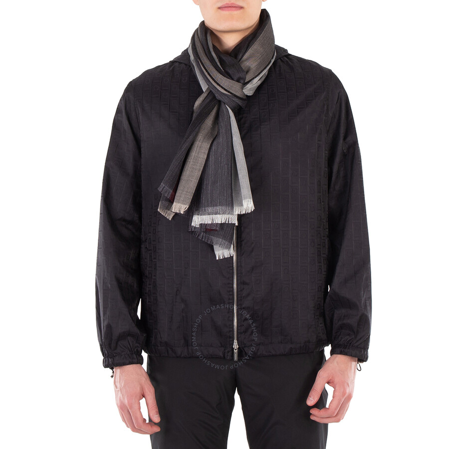 【送料&関税込】Ferragamo Embroidered Wool Blend Reversible FERRAGAMO Embroidered wool reversible cape | gebnegozionline