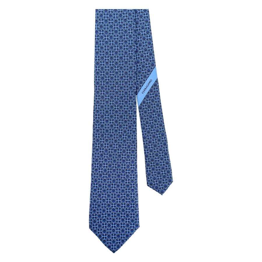 Salvatore Ferragamo　アスコットタイ Salvatore Ferragamo Printed Ascot - Blue Bow Ties, Suiting