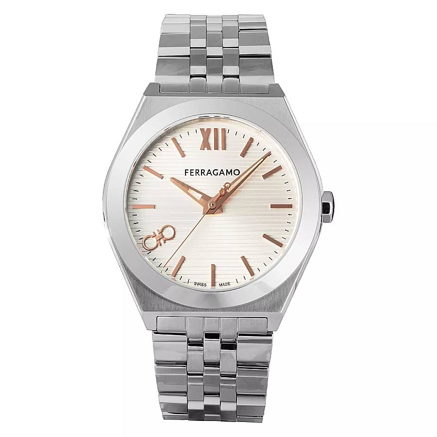 Ferragamo Vega Quartz Silver Dial Watch SFKI00924 7630615157238