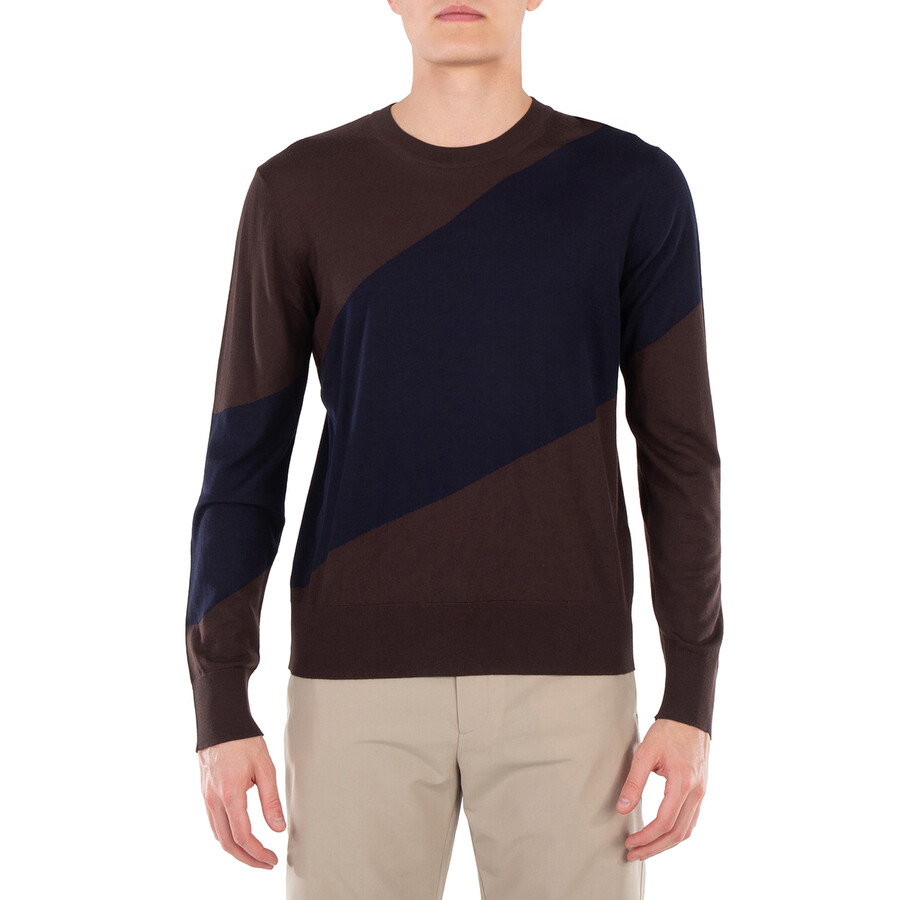 Virgin-Wool Fine-Knit Crew Neck Jumper