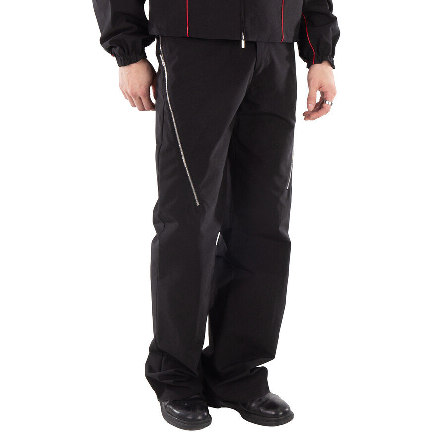 Zip Detail Tailored Trousers
