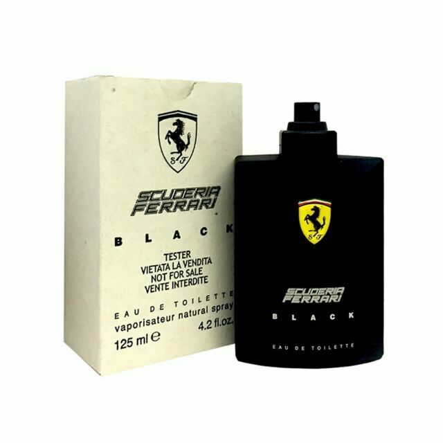 Ferrari Men's Scuderia Ferrari Black EDT Spray 4.2 oz (Tester
