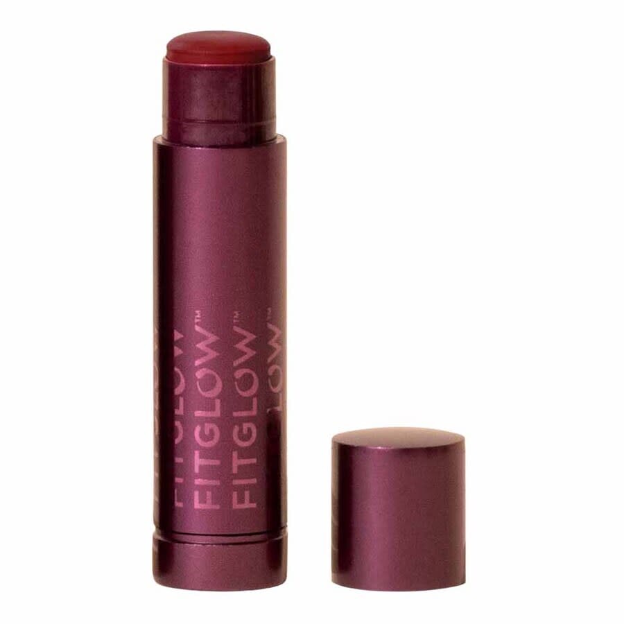 Fitglow Beauty Ladies Cloud Collagen Lipstick + Cheek Balm - Ruby Stick 0.14 oz Soft Matte Red Makeu