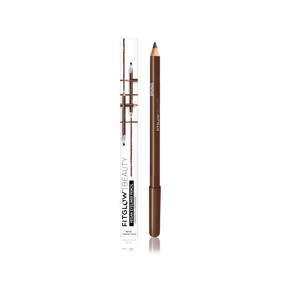 Fitglow Beauty Ladies Vegan Eyeliner Pencil 1.1 oz Bronze Makeup 850015329326 In Brown