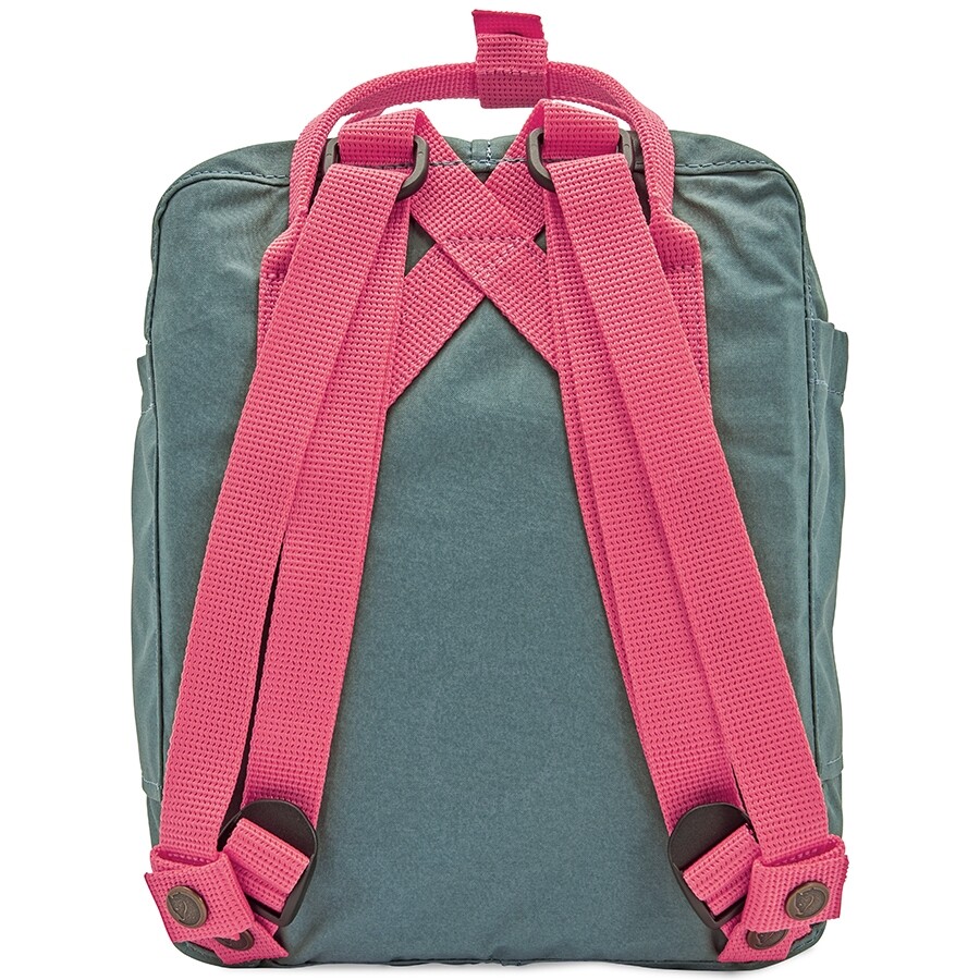 frost green and peach pink kanken mini