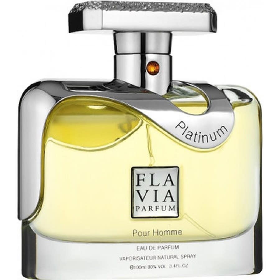 Flavia Men's Platinum Pour Homme Edp Spray 3.4 oz (tester) Fragrances 7290115045253 In Multi