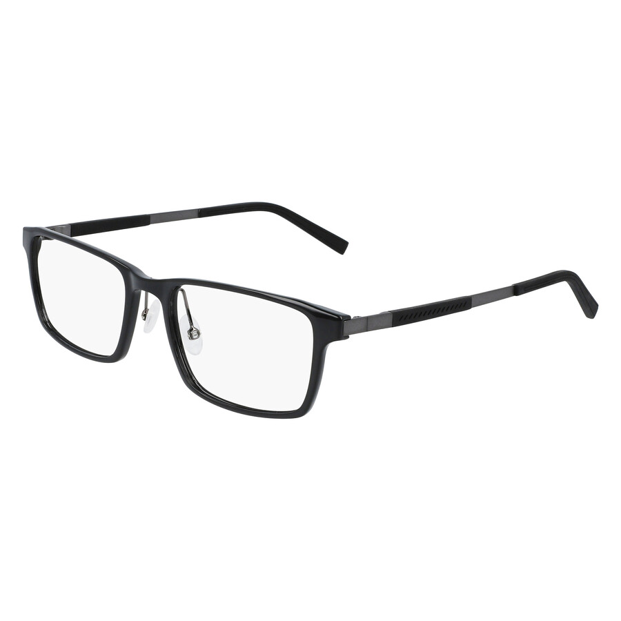 Flexon Demo Rectangular Men's Eyeglasses  Ep8008 001 55 In Brown