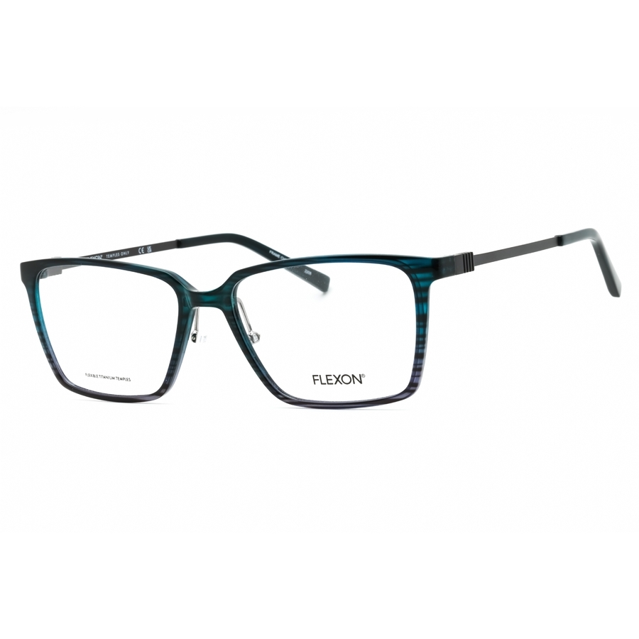 Flexon Men's Grey Rectangular Eyeglass Frames Ep8010