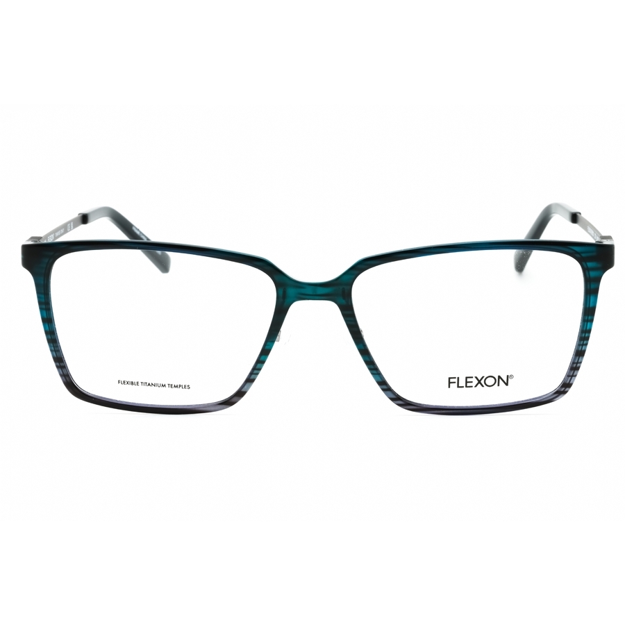 Flexon Men's Grey Rectangular Eyeglass Frames Ep8010
