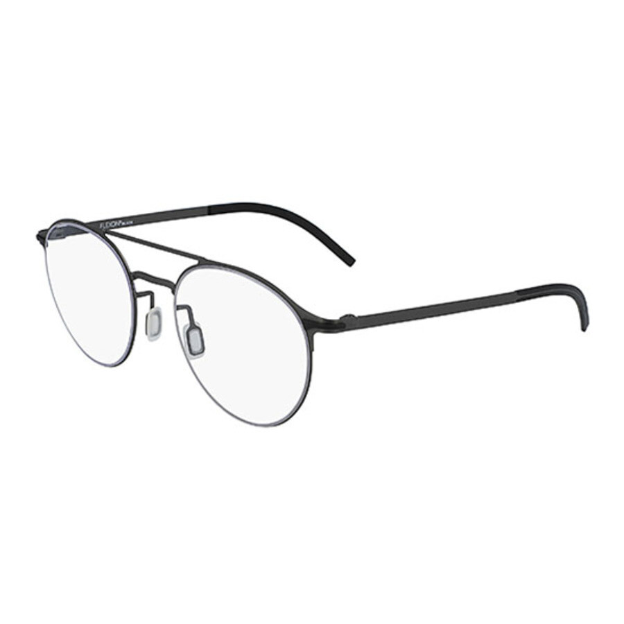 Flexon Men's Gunmetal Round Eyeglass Frames FLEXONB200303352