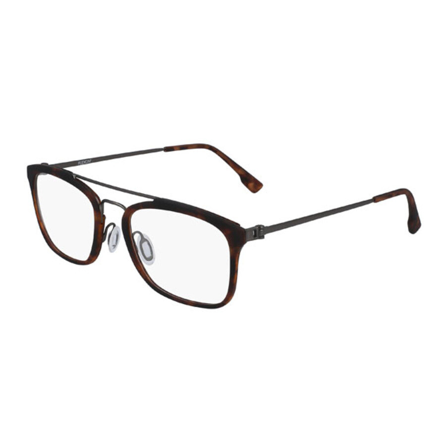 Flexon Men's Tortoise Square Eyeglass Frames FLEXONE108721554