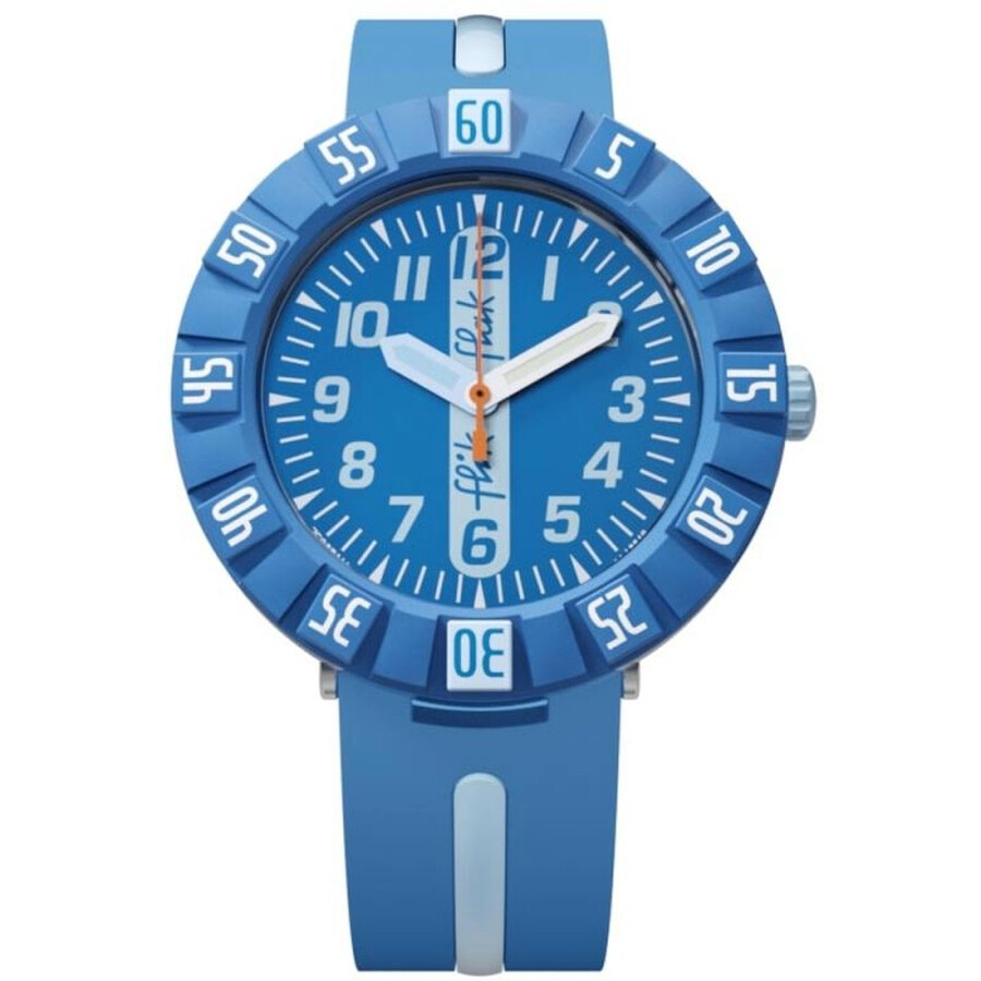 Flik Flak Sky Ahead Quartz Blue Dial Kids Watch FCSP066 Watches, Sky