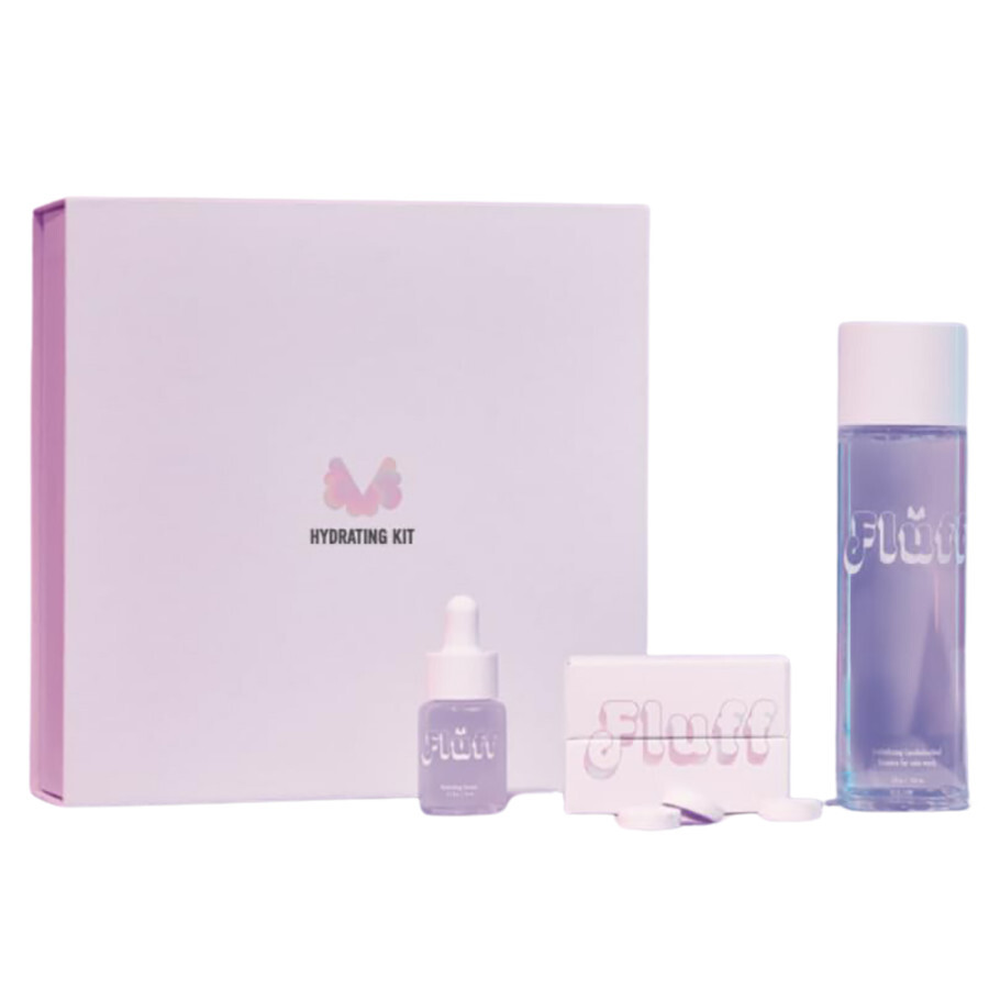 Fluff Coin Sheet Mask Kit - Hydrating 16 oz Gift Set Skin Care 860008167712