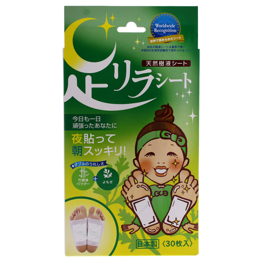 Ashirira Foot Relax Sheet Mugwort By Ashirira For Women 30 Pc Patches Beauty Skin Care Jomashop