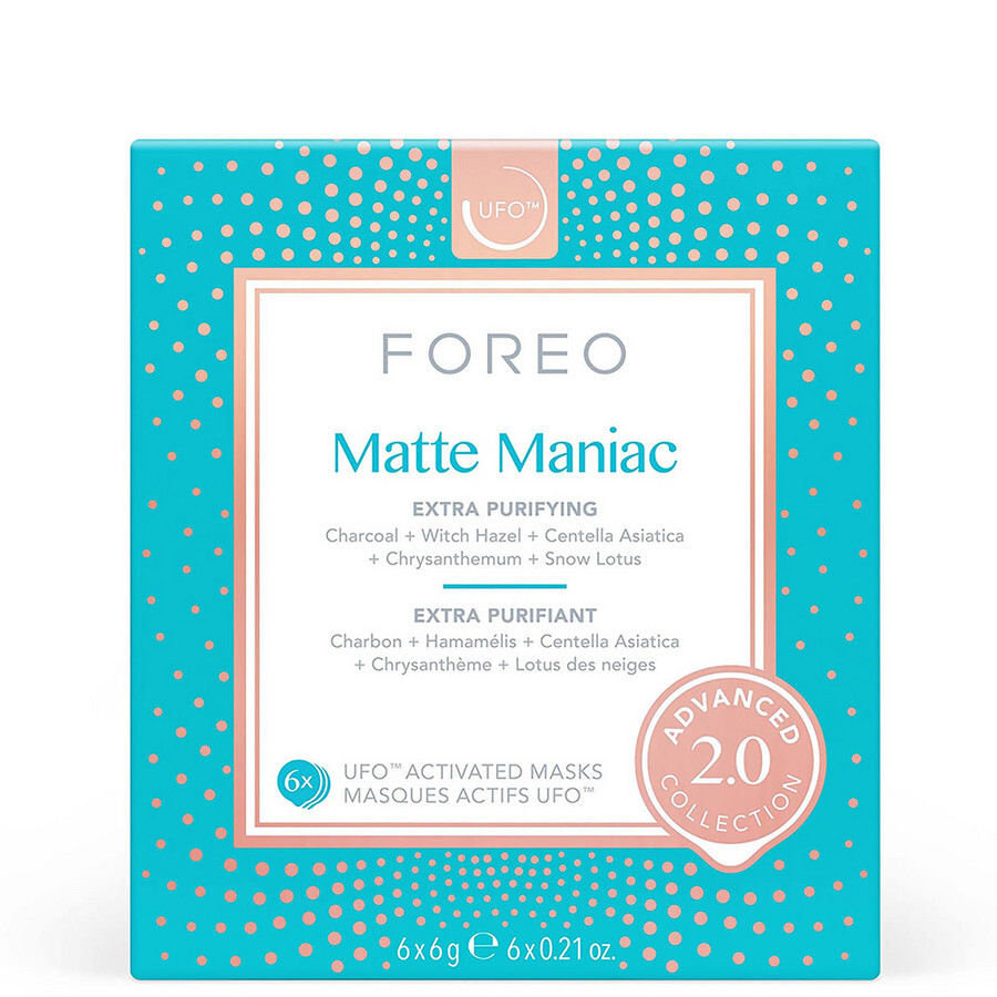 Foreo Matte Maniac 2.0 Ufo Activated Masks 1 oz Skin Care 7350120791047