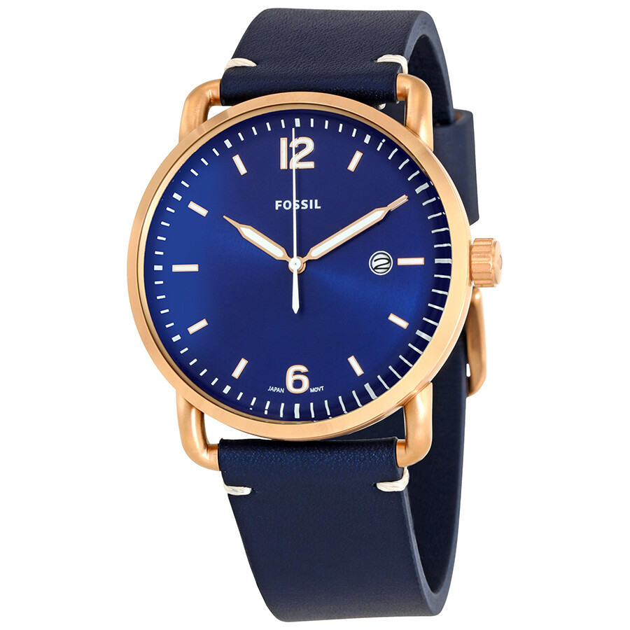 navy fossil watch
