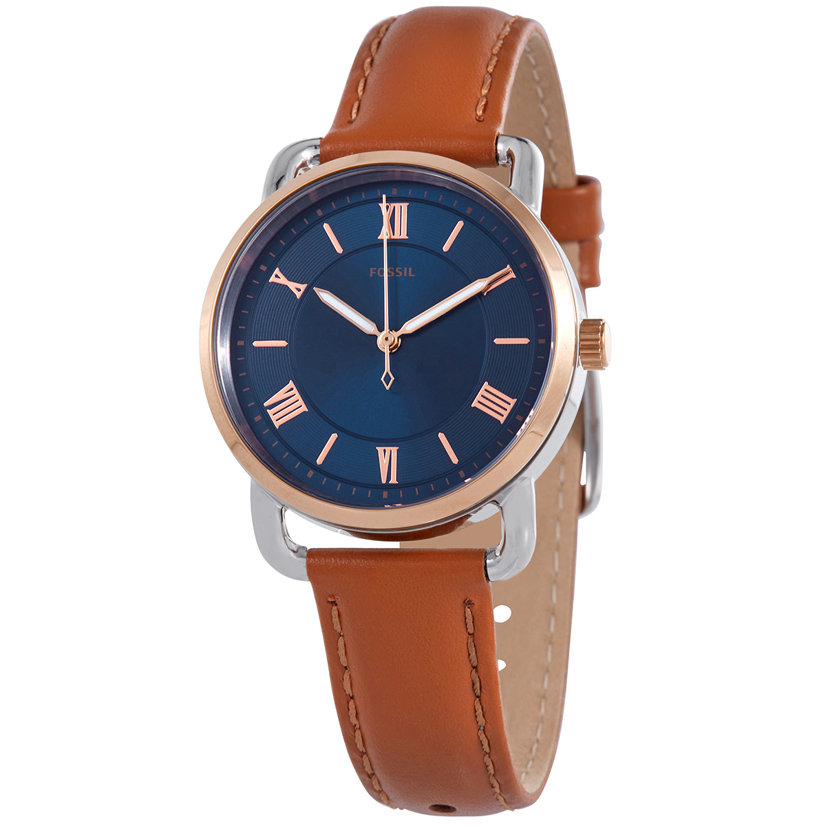 Fossil Copeland Quartz Blue Dial Ladies 