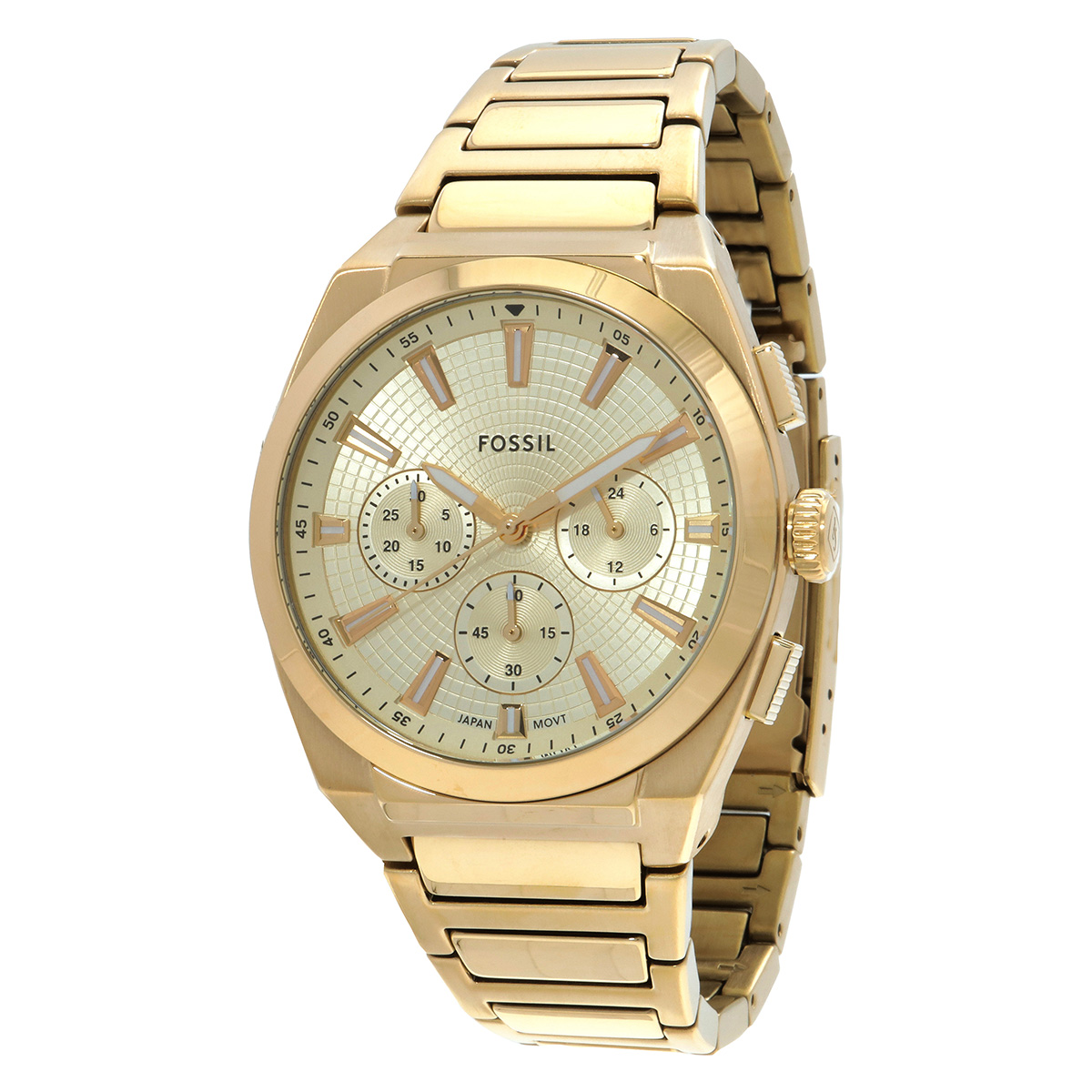 NWT Fossil Everett Quartz Gold Dial Men\'s Watch Fossil Everett Quartz Gold Dial Men main image 3
