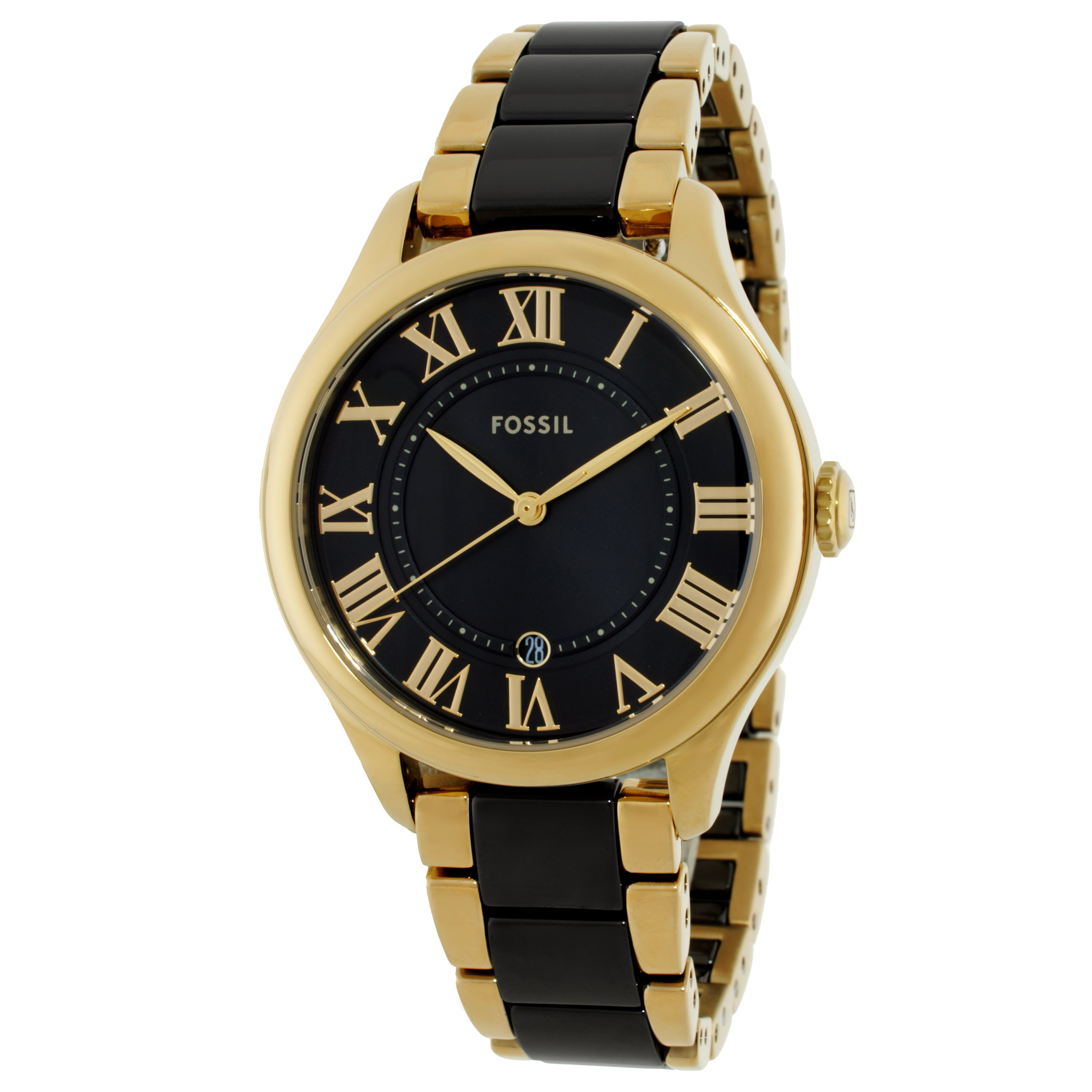 Fossil Gilmore Quartz Black Dial Ladies Watch CE1132